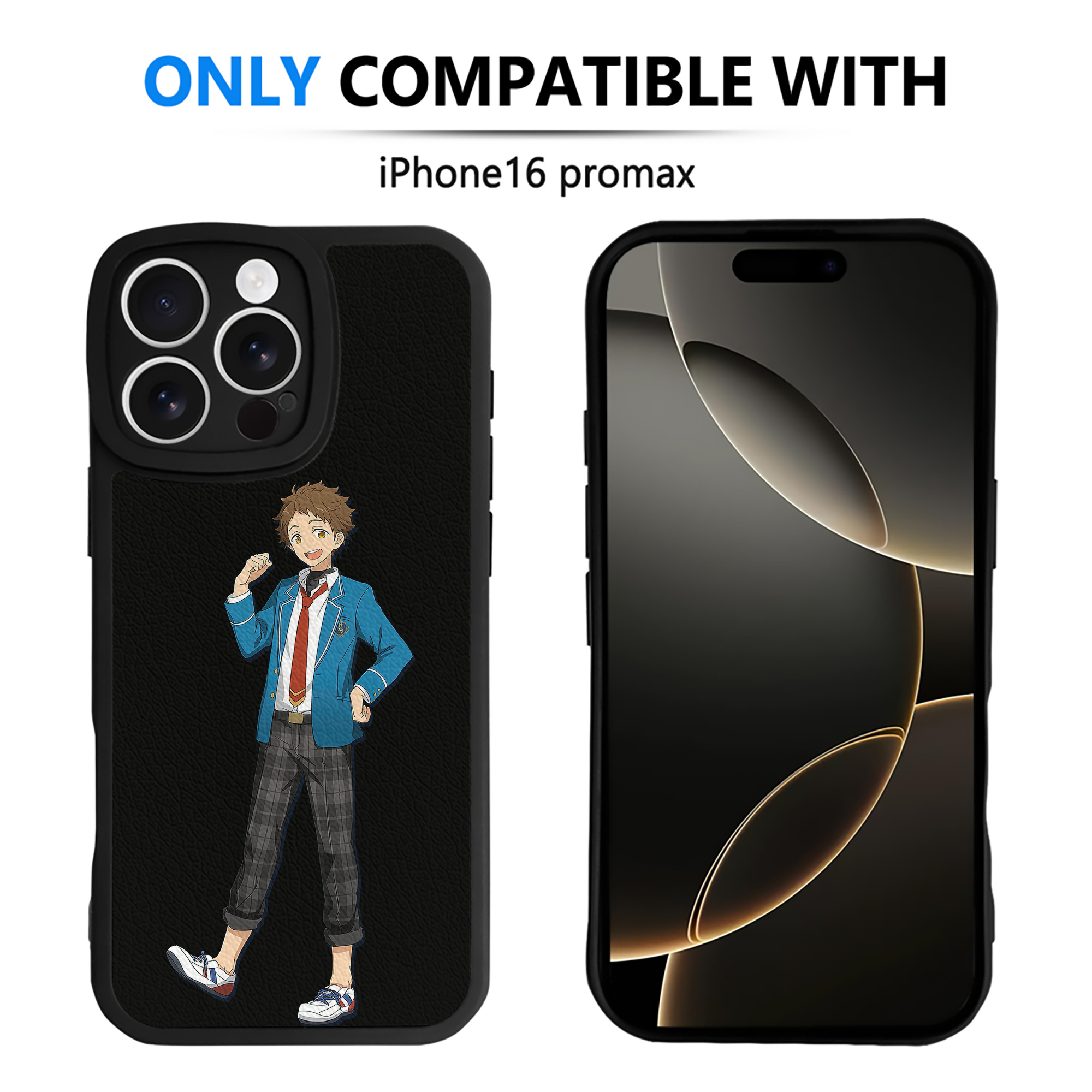 （画像用） あんさんぶるスターズ! Ensemble Stars 【iPhone 16シリーズ対応】シリコンスマホケース（レザー調） 材質：シリコン